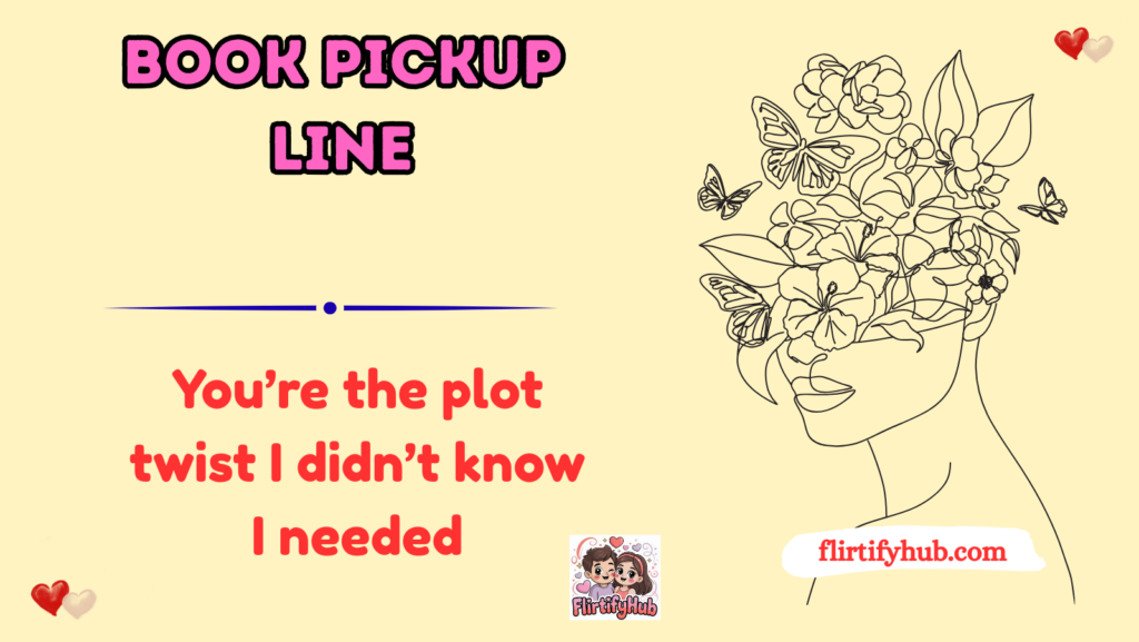 Book Pickup Line