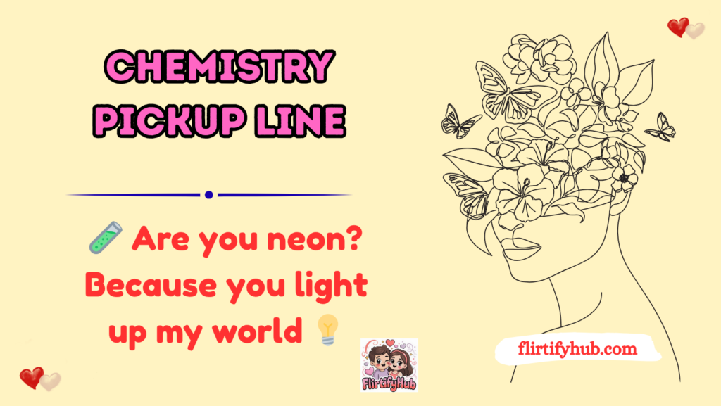 Chemistry Pickup Line