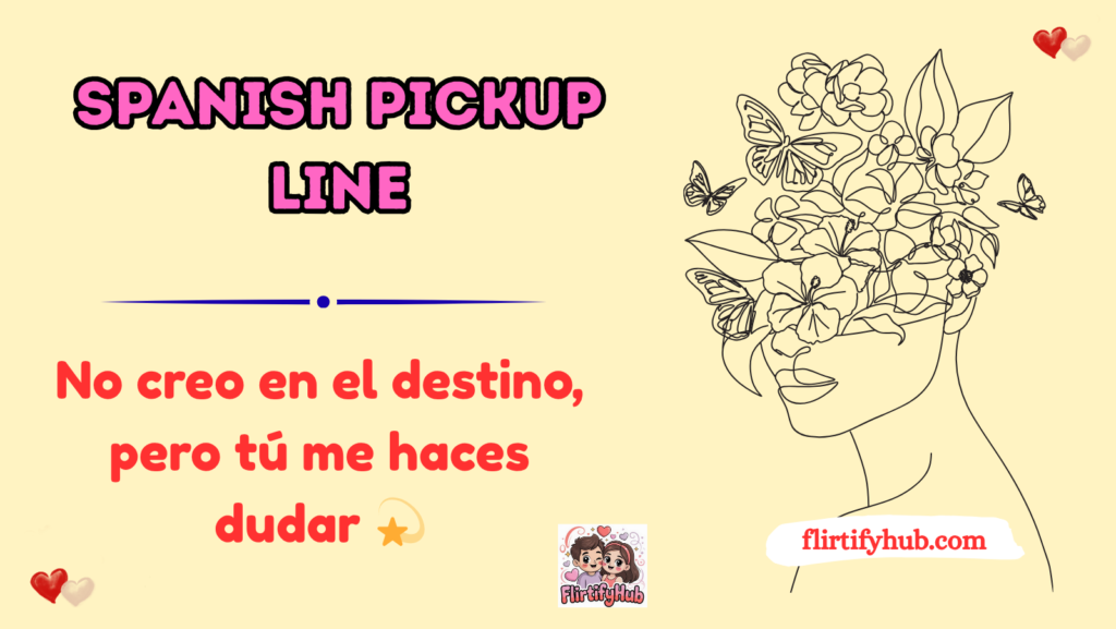 Spanish Pickup Line