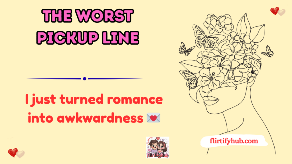 the worst pickup line