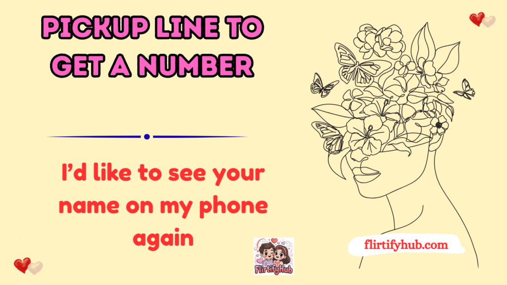pickup line to get a number